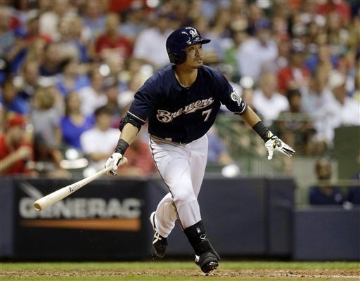 Royals acquire Norichika Aoki from Brewers for LHP Will Smith