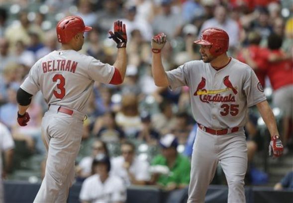 Beltran, Craig homer to lift Cards over Brewers