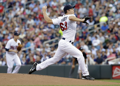 Albers pitches 2-hitter, Twins blank Indians 3-0