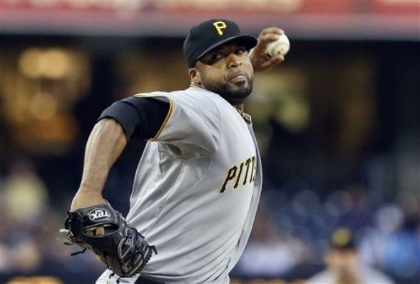 Liriano strikes out 13 in 3-1 Bucs win over Padres