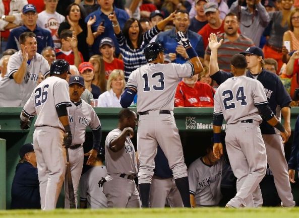 A-Rod HBP then hits HR in Yanks 9-6 win over Red Sox