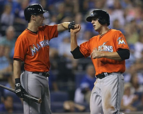 Yelich sends Marlins to 1-0 win over Royals in 10