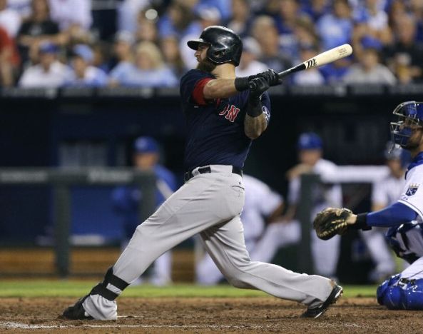 Mike Napoli's bases-clearing double vs Royals (Video)