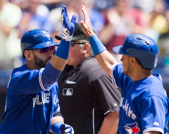 Bautista bashes Blue Jays to victory over A's