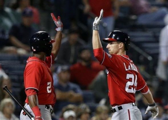 Nats beat Braves 8-7 on LaRoche's HR in 15th