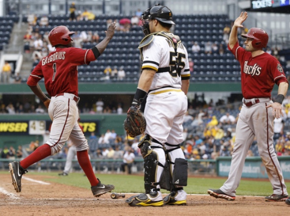 Eaton lifts D-backs past Pirates 4-2 in 16 
