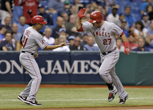Mike Trout's solo homer vs Rays (Video)