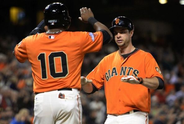 Pence homers in Giants' 7-3 win over Padres