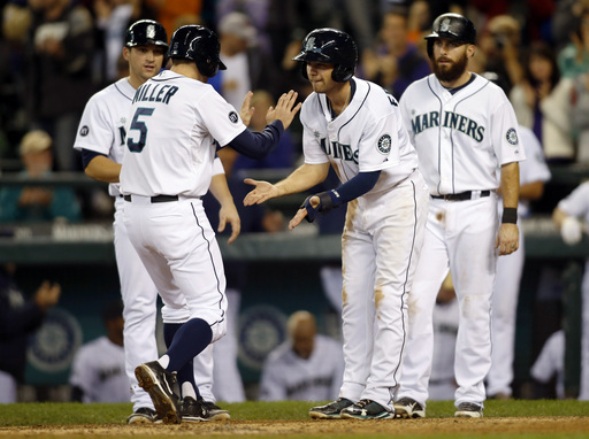 Miller homers twice, Mariners top A's 7-5