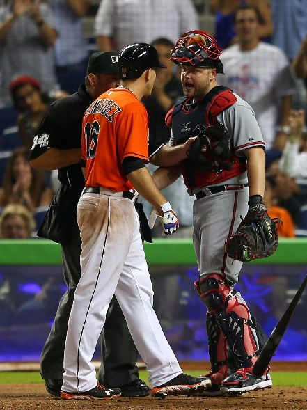 Benches clear after Fernandez homer vs. Braves (Video)