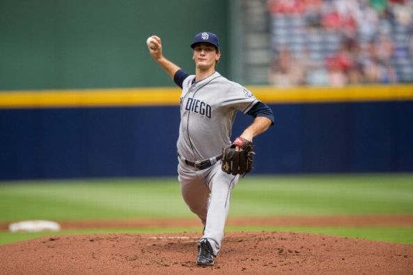 Smith earns 1st career win, Padres beat Braves 4-0