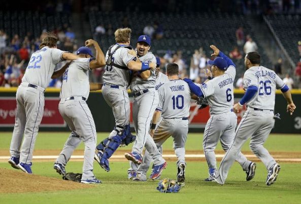 Dodgers power their way to NL West crown