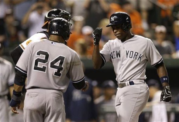Soriano hits 2 HRs as Yankees beat Orioles 7-5