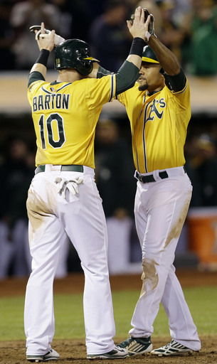 A's lower magic number to 4 for AL West title