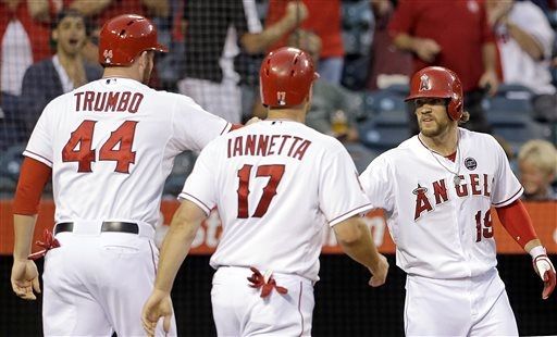 Cowgill homers, steals home as Angels beat Seattle