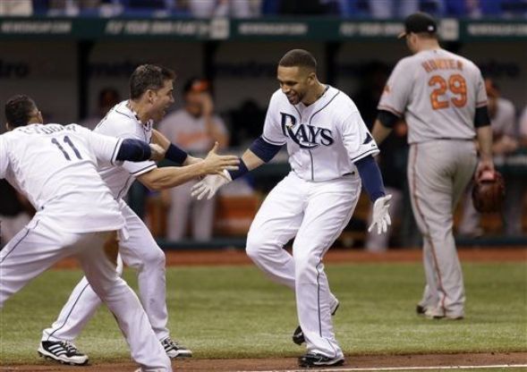 Loney homers in 9th, Rays beat Orioles 5-4