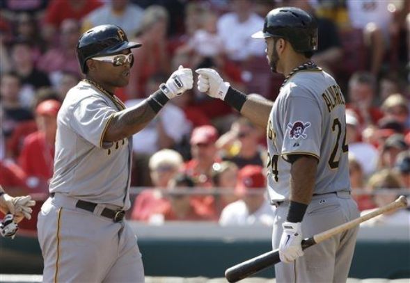 Pirates beat Reds 8-3 for home-field advantage