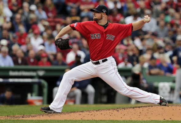 Red Sox jump on Rays miscues, win ALDS opener 12-2