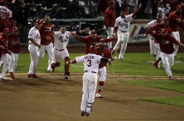 Carlos Beltran sends Cardinals past Dodgers in 13th to open NLCS