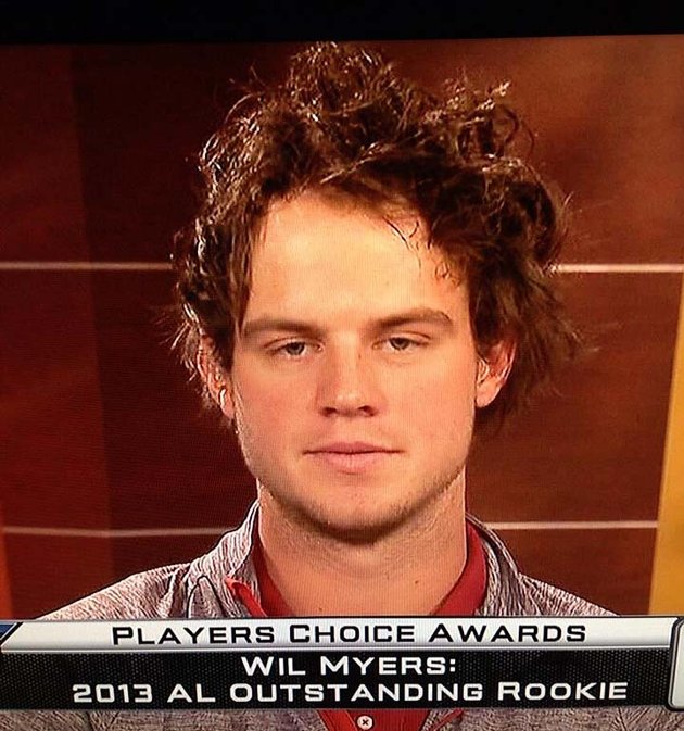 Wil Myers rolls out of bed to do live T.V. interview (Pic)