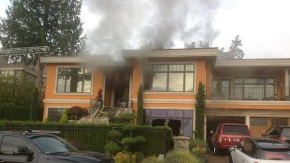 Felix Hernandez's House On Fire