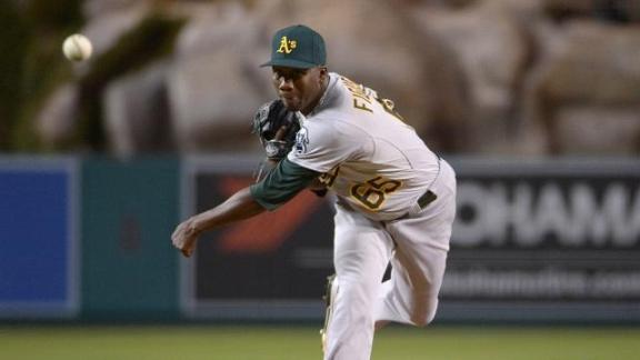Rays claim LHP Pedro Figueroa from A's
