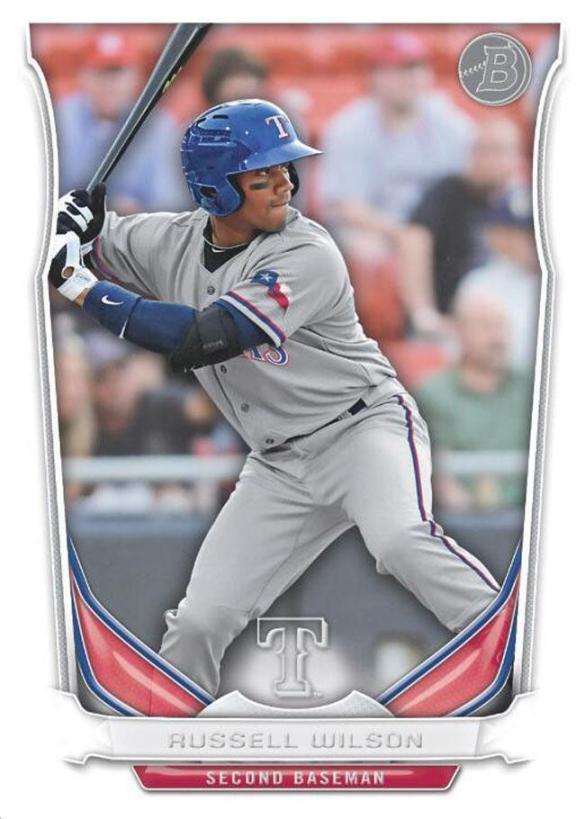 Topps releasing limited edition Russell Wilson Rangers baseball card