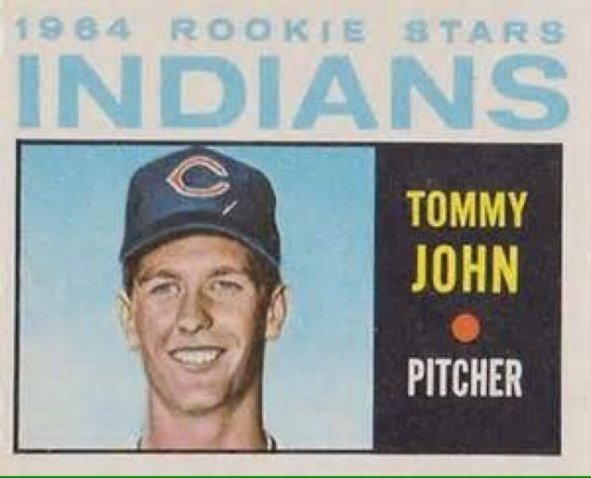 Kris Medlen changes Twitter avatar to picture of Tommy John 1964 rookie baseball card