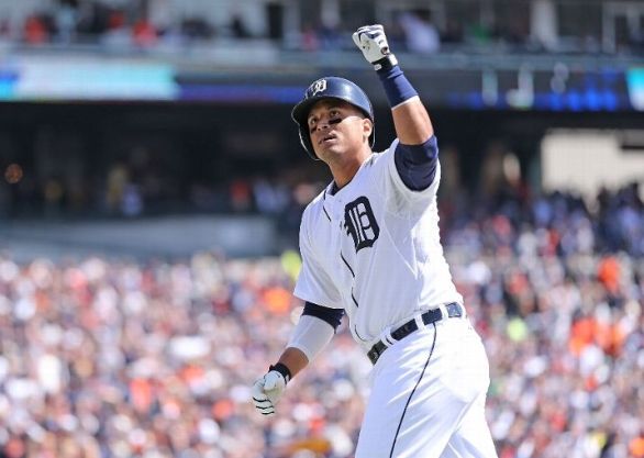Victor Martinez's solo homer off Shields (Video)