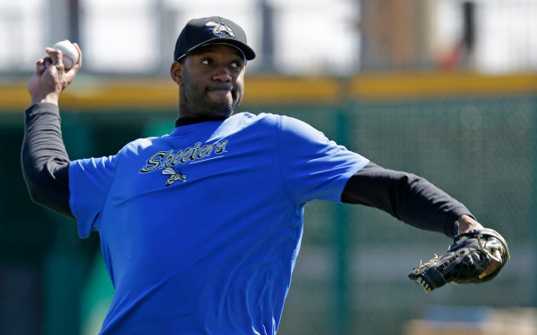 Tracy McGrady 'retires' from baseball after first strikeout