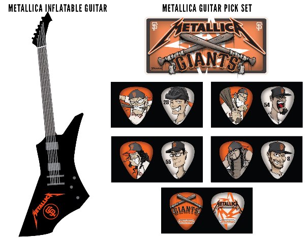 San Francisco Giants to host “Metallica Night” with inflatable guitar giveaway