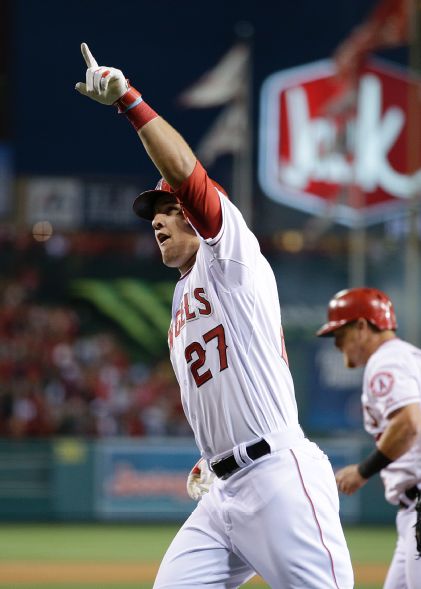 Mike Trout's two-run homer off King Felix (Video)