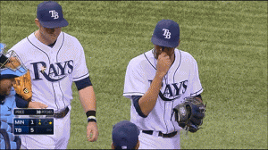 David Price is very happy he wore a cup last night (GIF)