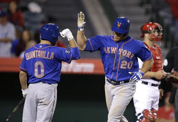 Mets beat Angels 7-6 in 13th on Recker's HR