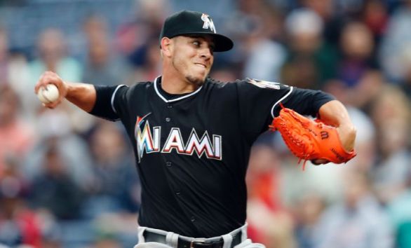 Fernandez strikes out career-high 14 as Marlins shut out Braves