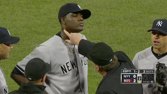 Michael Pineda suspended 10 games for pine tar on neck