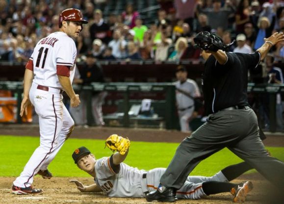 D-backs rally for a 5-4 win over Giants