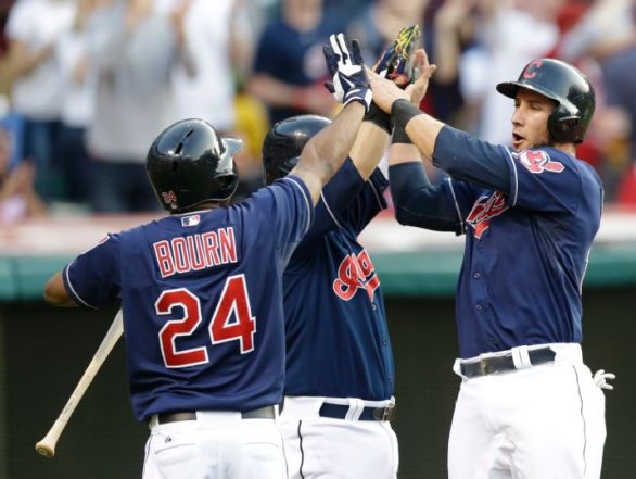 Bauer tames Tigers as Indians win 6-2 