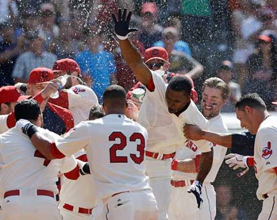Bourn's walk-off homer gives Indians 6-4 win