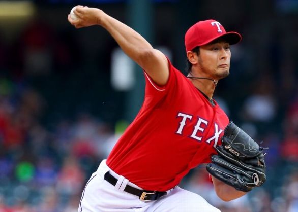 Yu Darvish falls one out shy of no-hitter as Rangers rout Red Sox 8-0