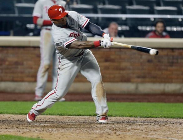 Marlon Byrd's 11th inning go-ahead double vs Mets (Video)