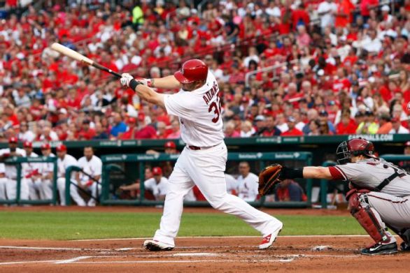 Matt Adams' two-run homer off Arroyo (Video)
