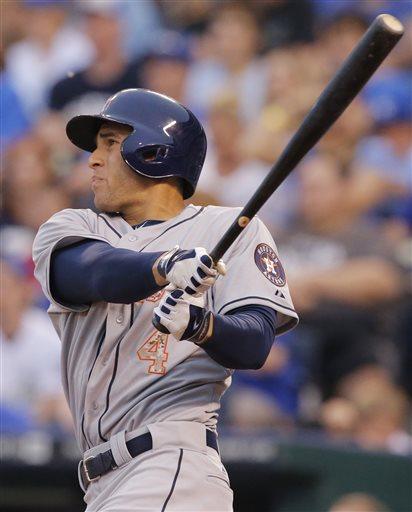 Springer powers Astros' 9-2 win over Royals 