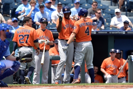 Springer's surge continues, sparking Astros' sweep of Royals