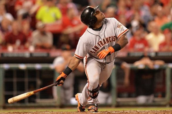 Morse, Perez HRs lead Giants over Reds 3-2