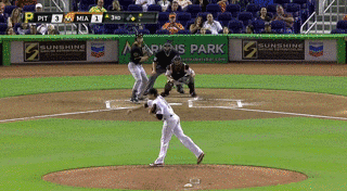 Andrew McCutchen does the worm after pickoff throw (GIF)