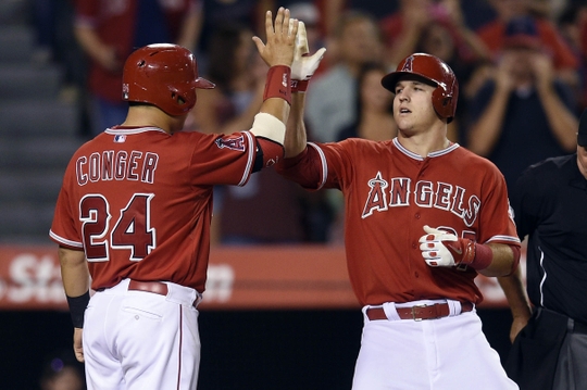 Mike Trout's two-run homer vs O's (Video)
