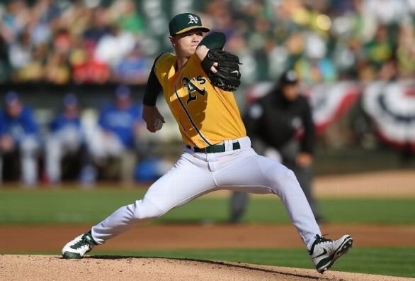 Gray dominates Blue Jays in A's 4-1 win