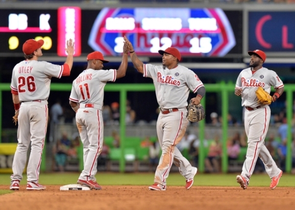 Phillies rally to beat Marlins, 5-4