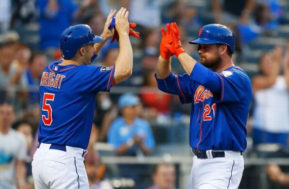 Wright, Duda power surging Mets past Marlins 7-1